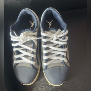 m’en nike jordan  Navy and White Sneakers